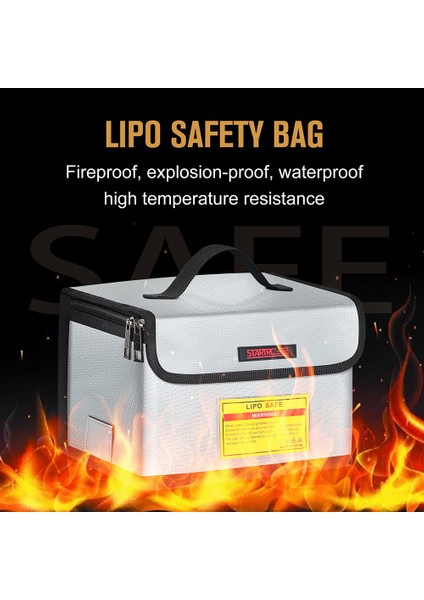 Startrc 1109607 Fpv Yarış Drone Rc Modeli Için Yangına Dalı Lipo Pil Patlamaya Dalı Güvenlik Çantası (Yurt Dışından) modelleri