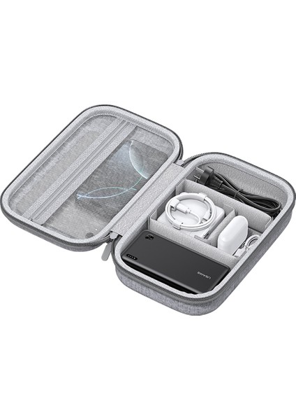 Usams JANE05 10,6 Inç Veri Kablosu, Kulaklık, Güç Bankası, Eva Sert Kabuklu Dijital Aksesuarlar Taşıma Çantası Saklama Çantası (Yurt Dışından) modelleri