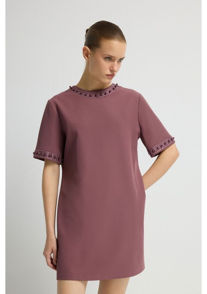 Işlemeli Mini Elbise A.murdum 12445944000 fiyatları