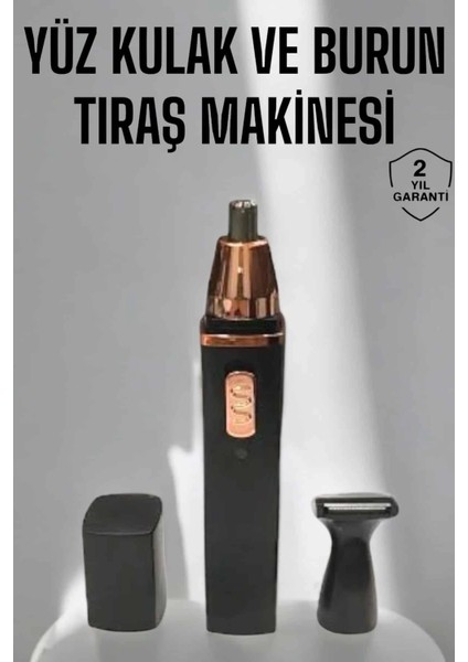 Tıraş Makinesi Kulak Burun ve Yüz Temizleyici Şarjlı Mini