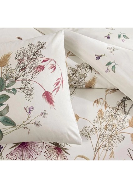 Taç Çift Kişilik Ranforce Nevresim Takımı Elowen Yeşil modelleri