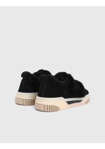 Fitz Hakiki Süet Deri Siyah Kadın Loafer fırsatları