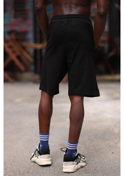 Erkek Iki Iplik Cepli Şort - Siyah fiyatları