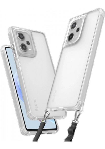 Xiaomi Redmi Note 12 Pro 5g Kılıf Penta Silikon Kılıf - Şeffaf (K95)