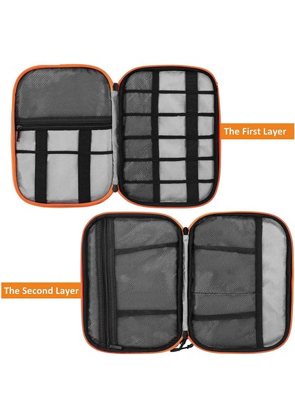 Maplestory MD038 Kablo Düzenleyici Seyahat Çantası Aksesuarlar Taşıma Çantası Taşınabilir Su Geçirmez Askılı Saklama Çantası, Boyut: M - Açık Gri (Yurt Dışından) fırsatları