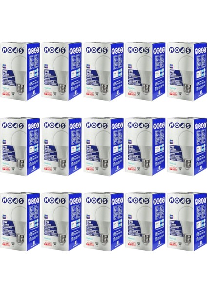 15 Adet 9W LED Ampul 6500K Beyaz Işık E27 Duy - 810 Lümen YL95-9011