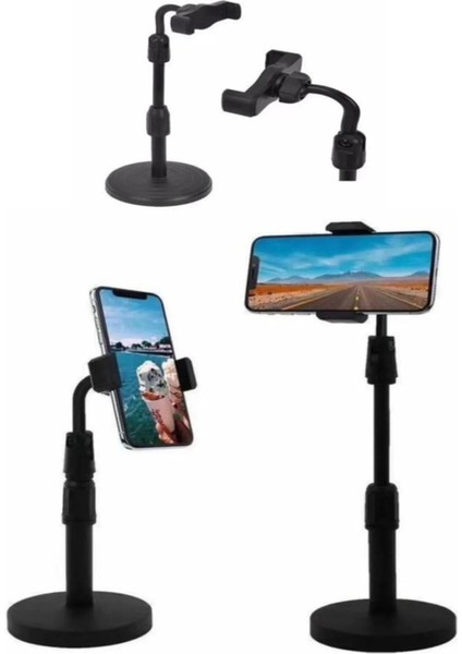 Teleskopik Telefon Tutucu Telefon Tutacağı Beyaz Tül