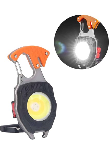 Çok Işlevli Acil Durum Işığı USB Şarjlı Cep Feneri 7 Farklı Mod fırsatları