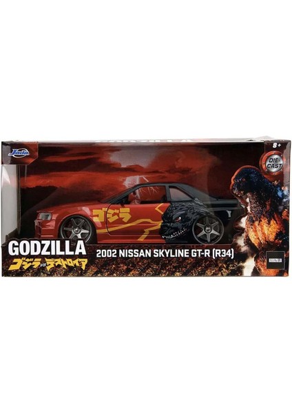 1:24 Jada 2022 Nissan Skyline Gt-R (R34) - Godzilla fırsatları