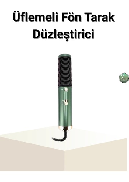 Buğz Seramik Plakalı Saç Düzleştirici – 200°C Ayarlanabilir Isı, Iyon Teknolojisi