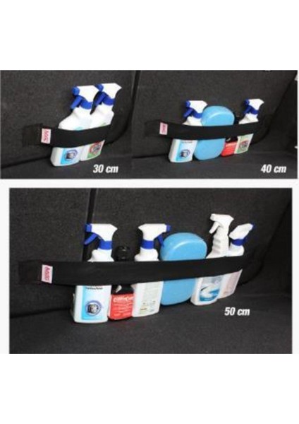Oto Bagaj Organizer Sabitleyici Cırt Bant 3 Boy Set Tr