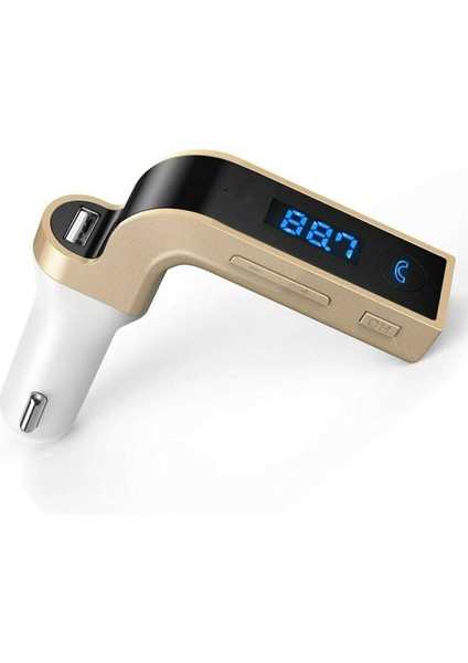 Renault Megane 2 Uyumlu Bluetooth Müzik Kiti Fm Transmitter Araç Çakmaklık Şarj Cn