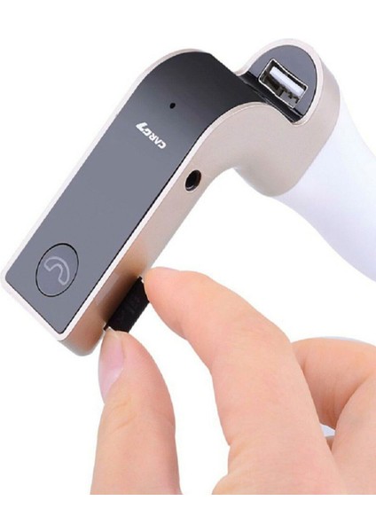 Renault Megane 2 Uyumlu Bluetooth Müzik Kiti Fm Transmitter Araç Çakmaklık Şarj Cn