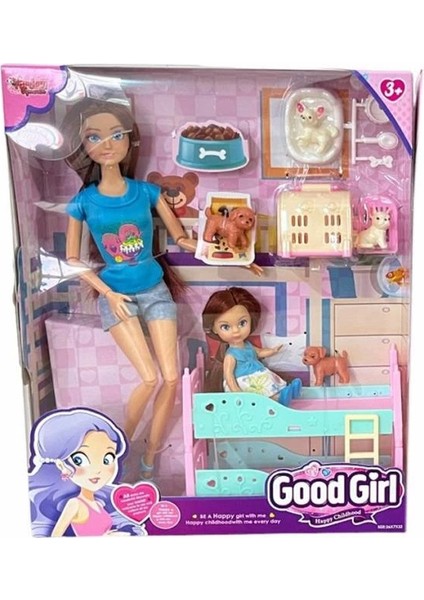 Bfs WG-C115112 Kutulu 29CM Aksesuarlı Ranzalı Bebek - Vardem Oyuncak fırsatları