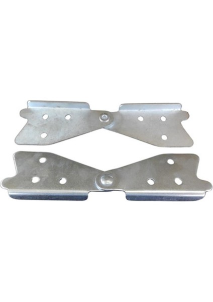 Elmas Serisi Çift Çıkışlı Merdiven Üst Menteşesi Kulak Sacı 2mm Galvaniz Yerli Imalat