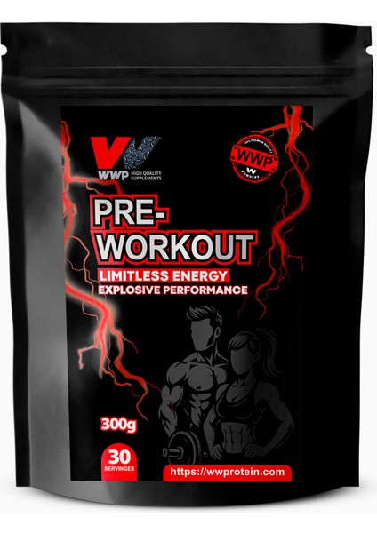 Pre-Workout Limitless Energy, Sınırsız Enerji & Performans - 300G – Ananas Aromalı modelleri