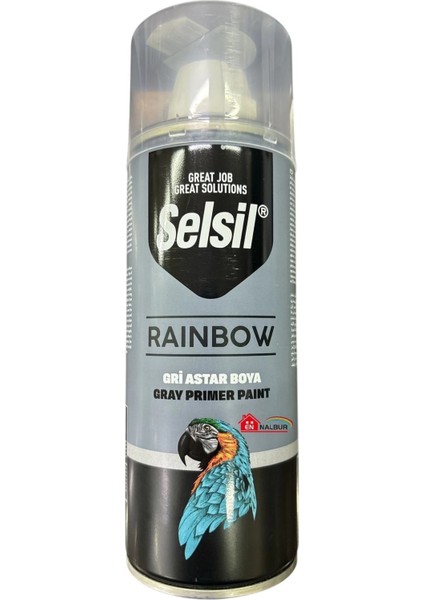 Selsil Rainbow Akrilik Sprey Astar 7042 Gri