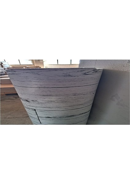 Keçeli Gri Renkli Parke Desen Kaliteli Popfleks Mineflo Zemin Muşambası