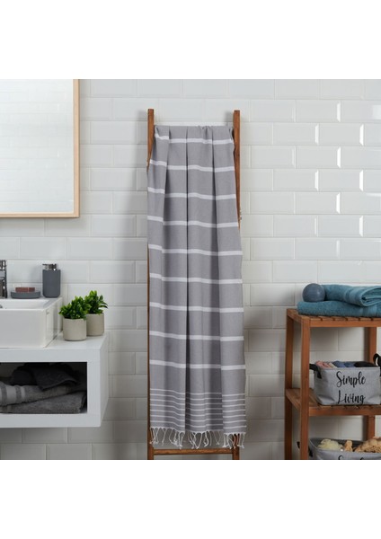 Home Klasik Peştamal - Gri - 95X175 cm