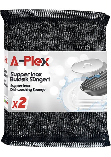 A-Plex Inox Sünger 2'li 2 Adet