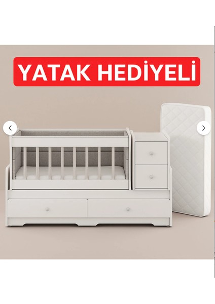 Moon Anneyanı Sallanır Çekmeceli Büyüyen Beşik