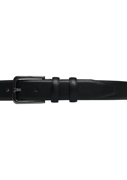 %100 Hakiki Deri 3,5 cm Siyah Erkek Kemer modelleri