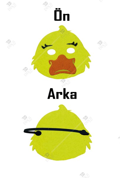 Ördek Maske Kaliteli Keçe Hayvan Figürlü Maske fiyatları