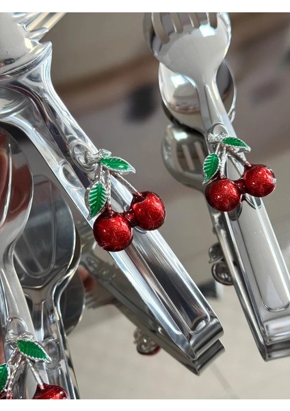 3 Lü Gümüş Kiraz Maşa 21 cm fiyatları
