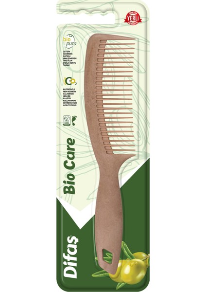 Bio Care Saplı Büyük Tarak 3028 3 Adet