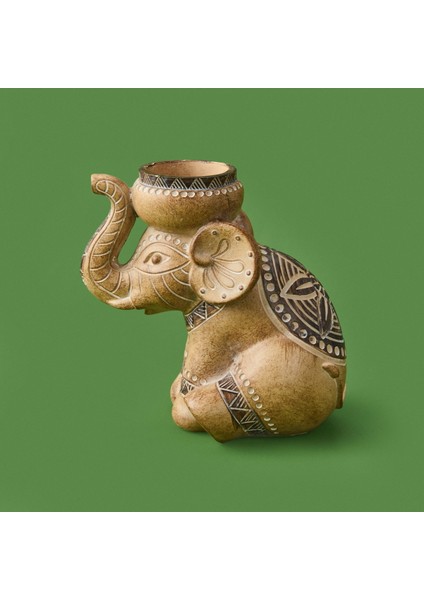 Elephant Mumluk - Bej - 15X14 cm fiyatları