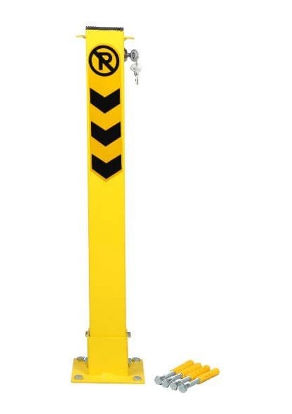 Kilitli Yatar Otopark Direği