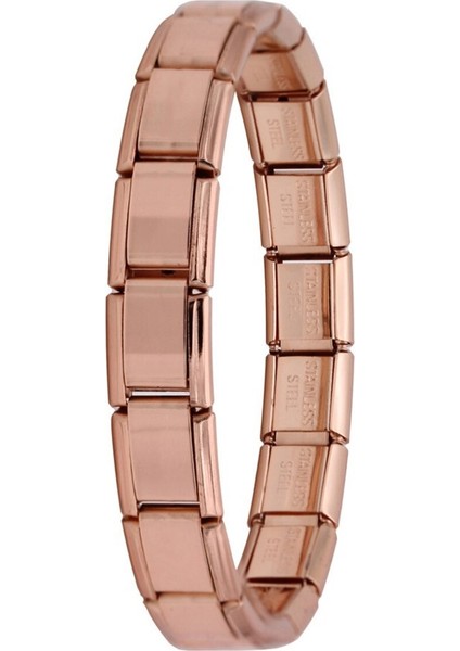 Italyan Rose Charm Çelik Esnek Bileklik fiyatları