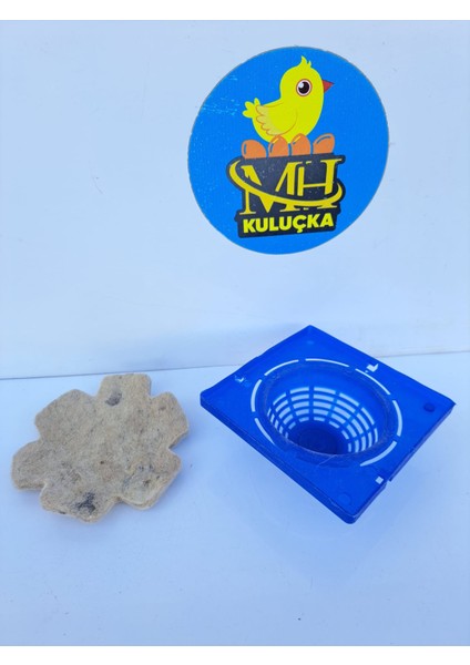 Kanarya Kuş Kare Yuvalığı.yuva+Keçe 14X14CM ( 3 Adet)