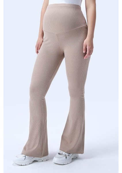 Imaj 367 Bej Renk Toparlayıcı ve Extra Esnek Etkili Yüksek Bel Ispanyol Paça Hamile Tayt fiyatları