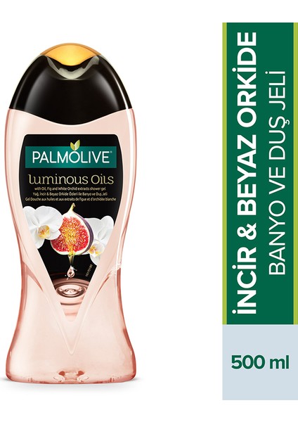 4 Adet Palmolive Duş Jeli Luminous Oils Beyaz Orkide 500 ml fiyatları