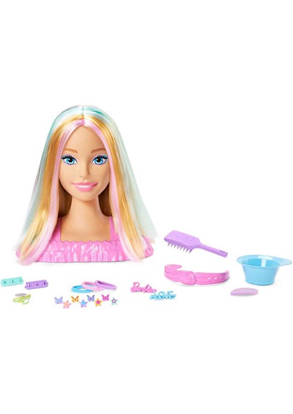 4 Adet Barbie Saç Tasarımı Büstü JFG81