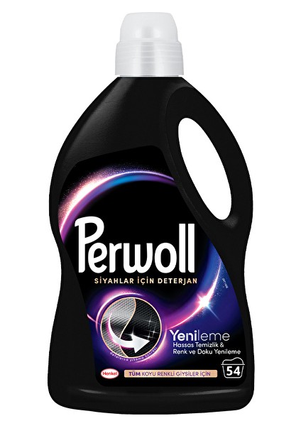 3 Adet Sıvı Bakım Deterjanı Siyahlar 54 Yıkama 2970 ml