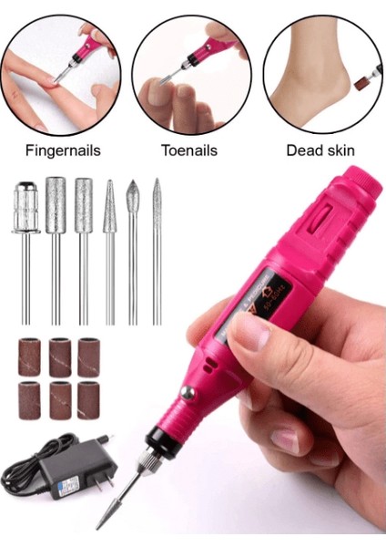 Manikür Pedikür Kalıcı Oje Ve Protez Tırnak Uygulamaları İçin Elektrikli Tırnak Törpüsü ( Lisinya ) fiyatları