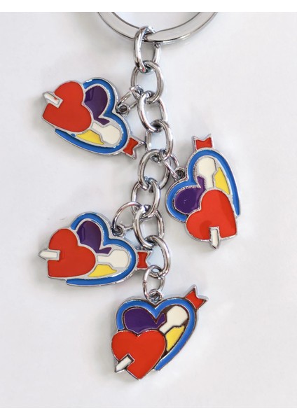 Kalp Içinde Kalp Metal Anahtarlık modelleri