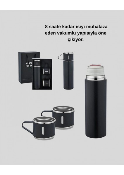 500 ml Vakumlu Termos – Çift Kat Paslanmaz Çelik, Sızdırmaz Kapağıyla Sıcak ve Soğuk Içeceklere Özel fırsatları