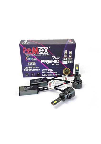 Citröen C4 Araçlar Için LED Xenon Uzun Far Aydınlatma Ampulu Femex Premio Plus H1 modelleri