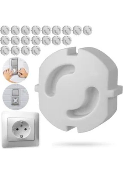 Priz Kapağı, Bebek ve Çocuk Güvenlik Koruma Piriz Kapatıcı, Priz Koruyucu - 18 Adet indirimleri