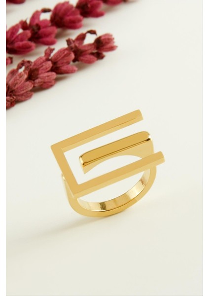 Çatal Lüks Çelik Yüzük