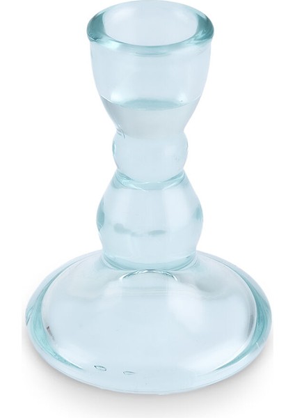 Karaca Boris Cam Şamdan Turkuaz 6,5 x 6,5 x 9 cm fırsatları