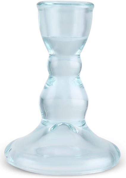 Karaca Boris Cam Şamdan Turkuaz 6,5 x 6,5 x 9 cm indirimleri