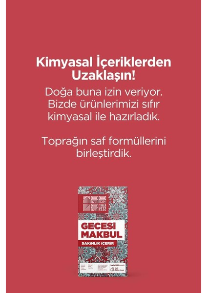 Gecesi Makbul Özel Çay - Benzersiz Bitki Formülleri / Sıfır Kimyasal modelleri