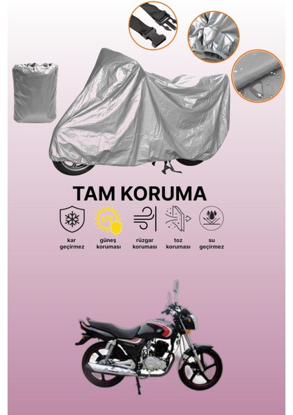 Gri Arora Ar 150-A Uyumlu Motosiklet Brandası, Koruyucu Örtü, Motor Branda