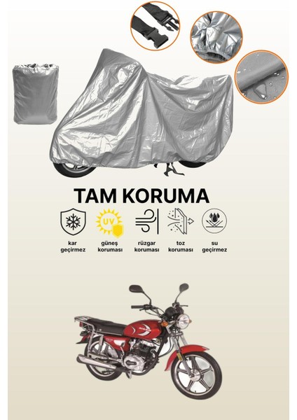 Gri Bisan Toprak Wrc 125 Uyumlu Motosiklet Brandası, Koruyucu Örtü, Motor Branda