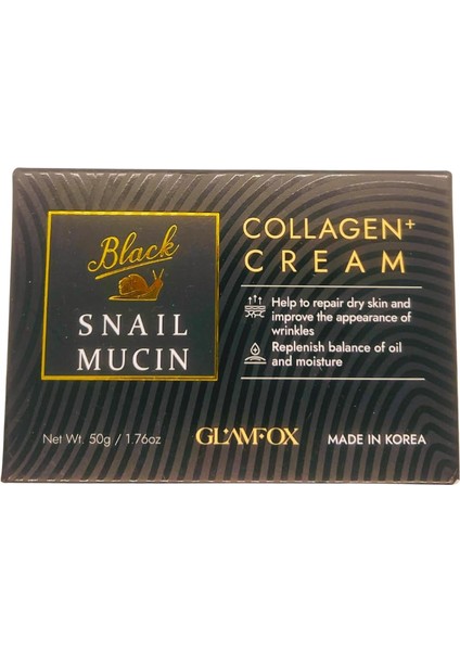 Black Snail Mucin Collagen Cream 50 gr