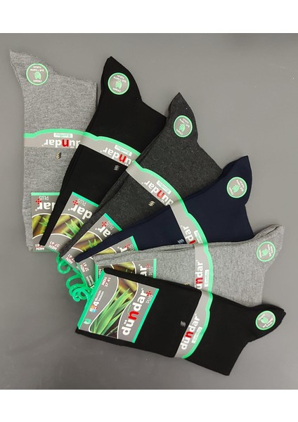 Plus 4780 Erkek Bambu 4 Mevsim Çorap 6 Adet